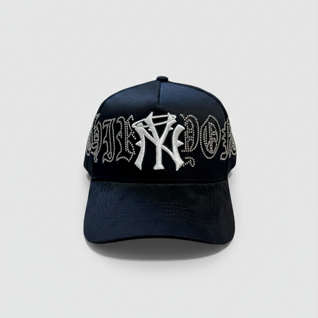 31 Hats - "NY Crystals" Black White