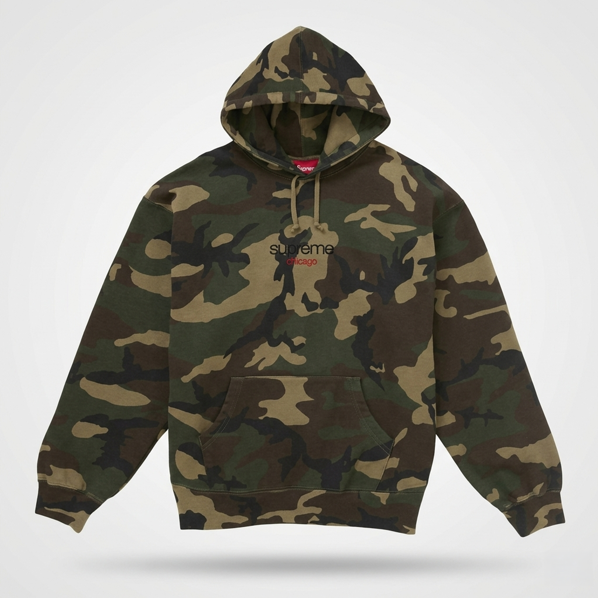 SUPREME Logo Clasico Chicago Shop Hooded Sweatshirt